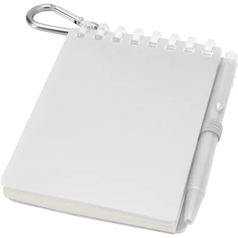 Ensemble carnet souple d’extérieur recyclé et stylo bille (encre noire) Lig Mini