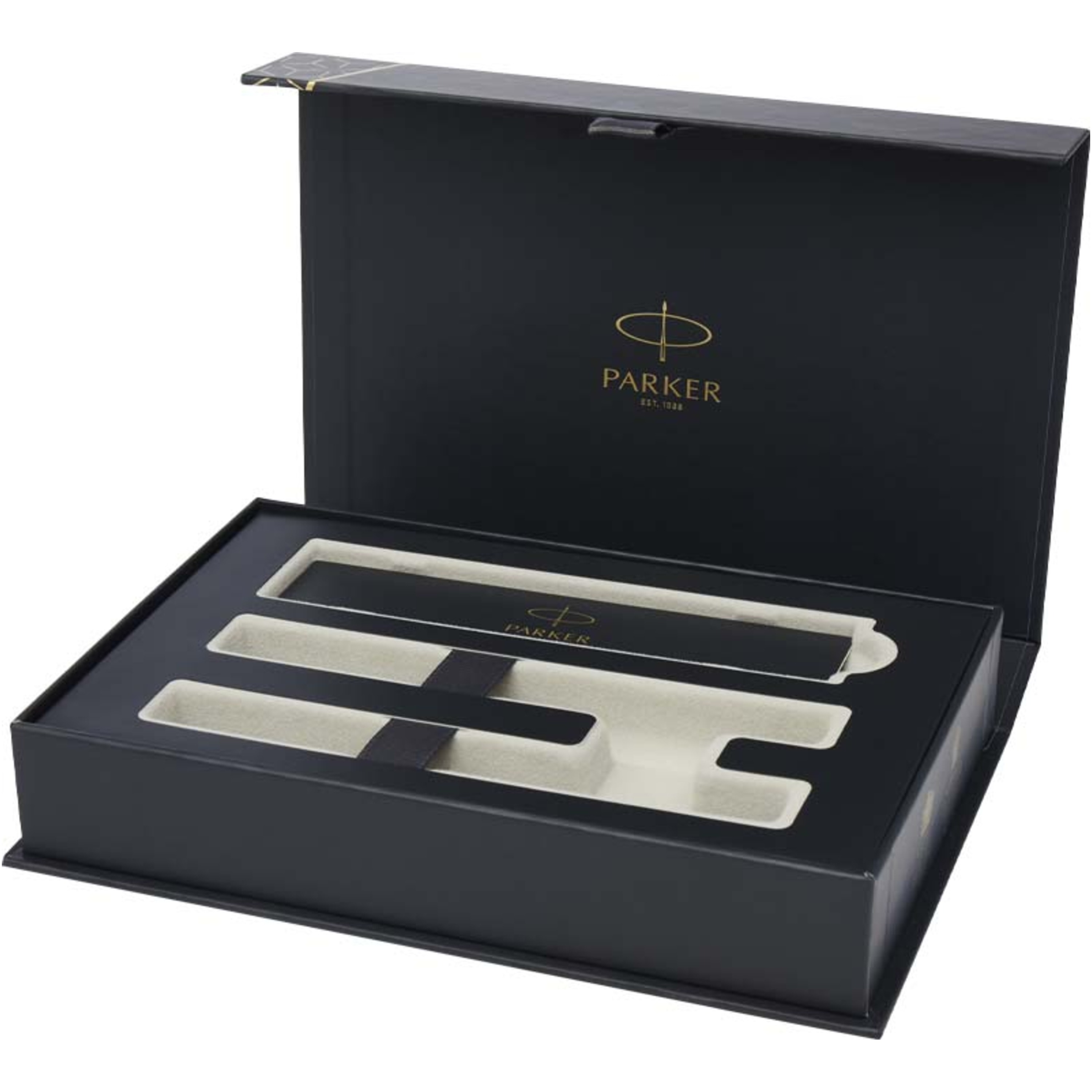 Coffret Parker IM Essentials comprenant un stylo roller et un stylo à bille - noir